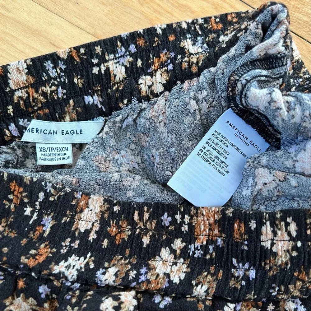 American Eagle Floral Mini Shirt - Size XS